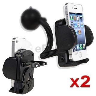 2x Mobile Car Holder for Nokia Lumia 800 710 900 PureView 800 N8 N9