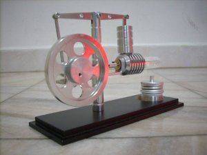 Walking Beam Hot Air Stirling Engine~no steam~new gift 