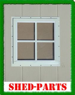 SQUARE SHED WINDOW PLAYHOUSE BARN OUTDOOR BUILDING BUILD SMALL GLASS 