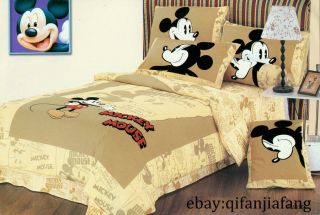   DISNEY MICKEY MOUSE TWIN 7PC COMFORTER IN A BAG ~Free Shipping