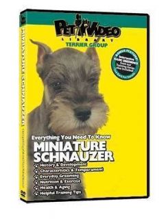 MINIATURE SCHNAUZER ~ Puppy ~ Dog Care & Training DVD