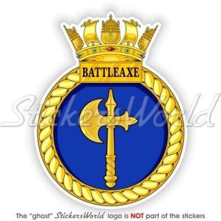   Emblem British Royal Navy UK Frigate F89 Crest Vinyl Sticker Decal