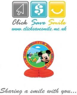 Mickey Mouse Party Table Centrepiece   Plus Full Party Range