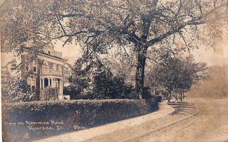 Akenside Road, Riverside, Ill.; 1906 view postcard