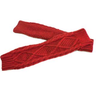 New Fingerless Wristlet Glove Long Arm Wristband Knitting Crochet 