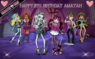 monster high cake in Holidays, Cards & Party Supply