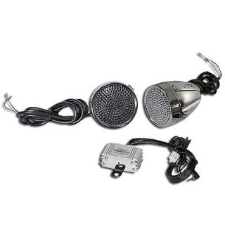   Motorcycle Audio Amplified 300W Waterproof Stereo Speakers Sound