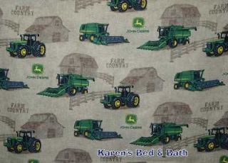   Farm Country Scenic Barn Fence Tractor Equipment Curtain Valance NEW