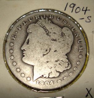 1904 S Morgan Silver Dollar  Semi Key (Good Condition)
