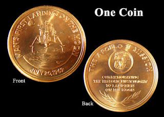   Coin/Medal/Token NASA 1969 First Man Moon XI Armstrong Space Aldrin