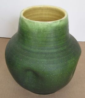 Contemporary Green Stoneware French/Vallaur​is Vase