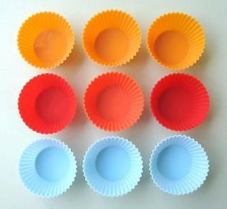 pcs New Silicone muffin cup cake jelly baking mold 7cm