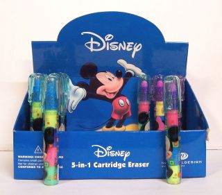11 NEW Disney Mickey Mouse Clubhouse Minnie 5 in 1 Cartridge Eraser 