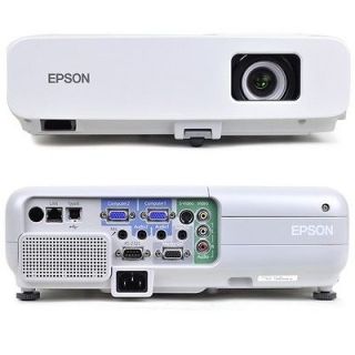 Epson PowerLite 84 Multimedia LCD Projector W/Speaker VGA LAN 
