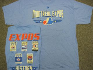 VINTAGE MONTREAL EXPOS AUTHENTIC SHIRT MAJESTIC NEW PICK SIZE