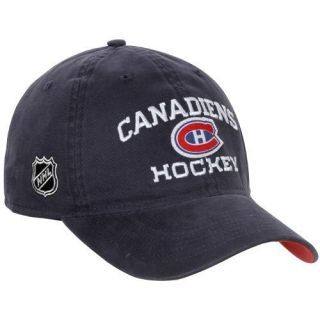 Reebok Montreal Canadiens Locker Room Slouch Adjustable Hat   Navy 