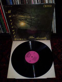 NM LP~The ACCENTS~Musica​lly Yours~[Rare PRIVATE Label~1973 Issue 