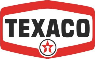 Motorsport Sponsors Decal Texaco Oil Sticker Nascar Rally Grand Prix 