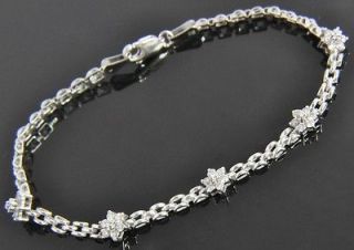 diamond cluster bracelet in Fine Bracelets