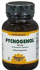 Country Life Pycnogenol 100mg 30 Capsules LOWEST PRICE 