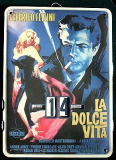La Dolce Vita perpetual CALENDAR classic Italian film Federico 