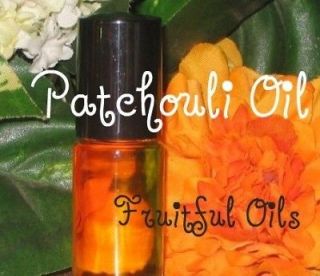 PATCHOULI FRAGRANCE COLOGNE BODY OIL 5ML *RETRO 60S RICH WOODY AROMA 