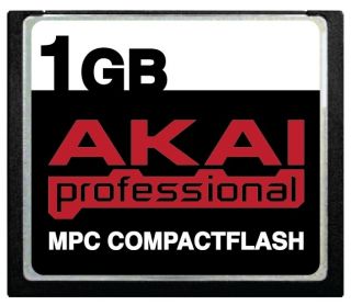 1GB AKAI MPC 1000 CompactFlash CF Memory Card 1 GIG Upgrade +Samples 