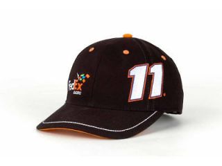 DENNY HAMLIN NASCAR HAT # 11 FED EX RACING ONE SIZE FITS ALL 