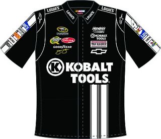   Johnson Kobalt Tools Mens Screen Print Black Nascar Pit Crew Shirt