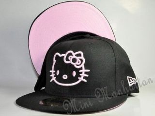 HELLO KITTY BLACK/PINK NEW ERA 59Fifty Fitted CAP HAT