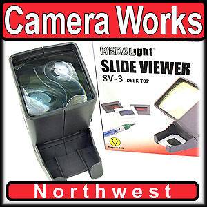 MedaLight Negative Strip & Slide Desktop Viewer  now with COOL White 