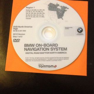 2012 BMW HIGH VERSION Navigation DVD System Map Update East Region