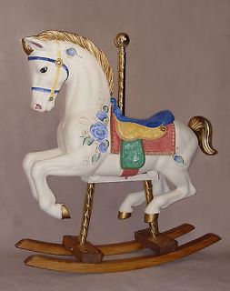 35 Carousel Rocking Horse Hand Painted 