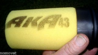 Go Kart AKA43 Yellow Air Filter Pod KIAA Legal for Dirt Racing