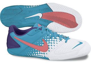 Nike Nike5 Elastico IN 2011 Soccer Shoes White/Sky/Coral Brand New