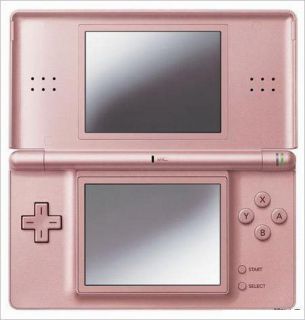 Metallic Rose Nintendo DS Lite Girls Bundle Handheld