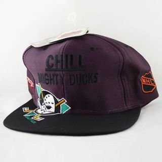 Anaheim Mighty Ducks Vintage Chill Snapback Hat Cap Disney script NEW