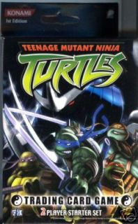 Teenage Mutant Ninja Turtles TCG Starter Deck MINT OOP