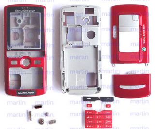 New Bright red Full Cover Housing Case For Sony ERICSSON K750 K750i 