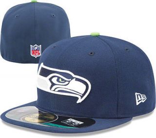 Seattle Seahawks New Era On Field Sideline Cap 5950 59fifty Fitted Hat