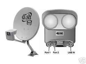 DISH NETWORK 500 SATELLITE Full Kit Antenna 110 119 DPP Pro Plus Twin 