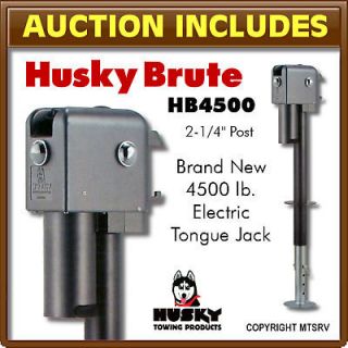 Brute RV 4500 lb Electric Trailer Power Tongue Jack NEW  d