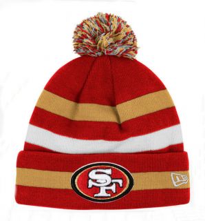 San Francisco 49ers 2012 Players Sideline Beanie Cap Hat by New Era