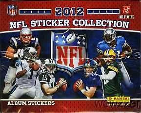 2012 Panini NFL Football Sticker HUGE Factory Sealed 50 Packs Box 