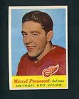 1957 1958 Topps # 43 Marcel Pronovost EX/MT+ cond Red Wings