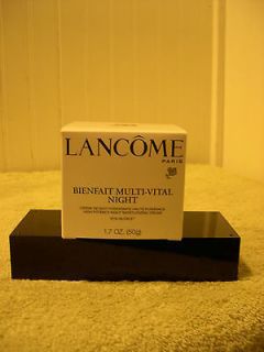 NIB Lancome Bienfait Multi Vital NIGHT Cream 1.7 oz/50 ml