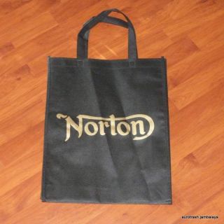 Norton Tote Shopping Parts Bag commando atlas 650 750 850 black/gold 