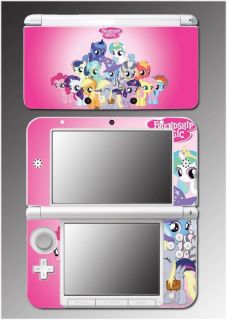   Pony Fluttershy Rarity Derpy MLP Video Game Skin 2 for Nintendo 3DS XL