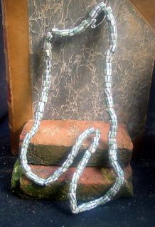 Nice and interesting Amsterdam glass beads necklace, Gold coast, Ghana 