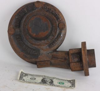 Factory mold water pump vintage antique foundry pattern Hit & miss gas 